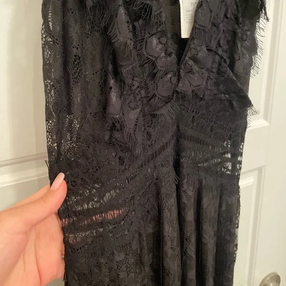 Zara Maxi lace long dress with short underneath - Picture 8 of 8